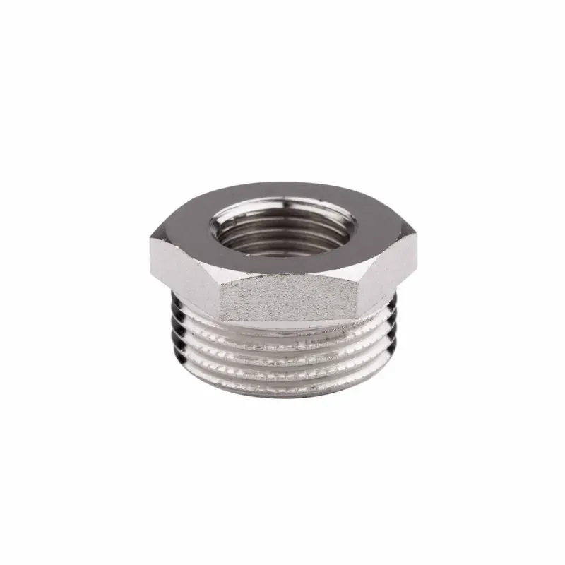 Перехід SD FORTE (3/8Ш - 1/4Г) 3/8"З - 1/4"В (футорка) НІКЕЛЬ