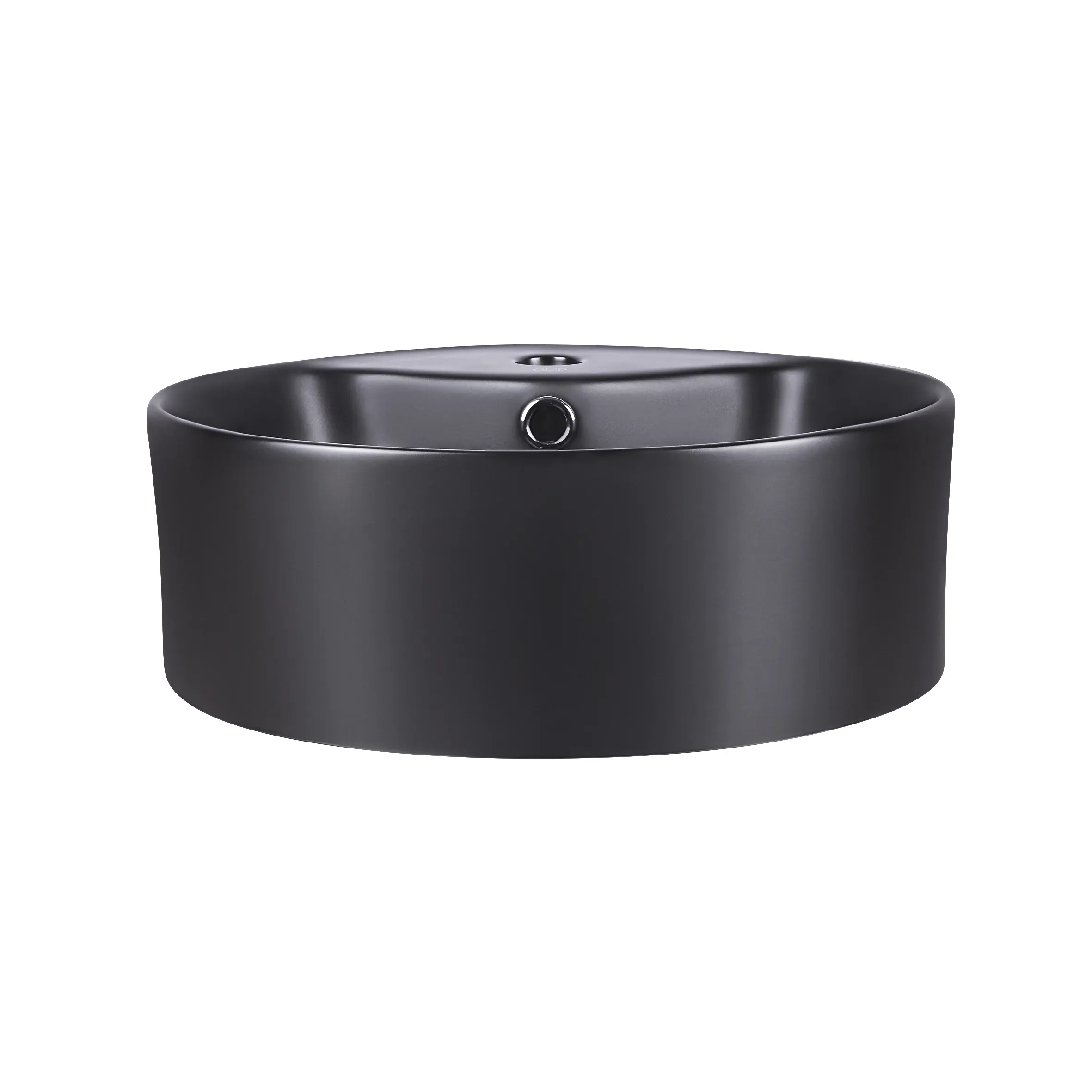 Раковина-чаша Qtap Scorpio 400x400x140 Matt black с донным клапаном QT14113018BMBMB - Фото 3