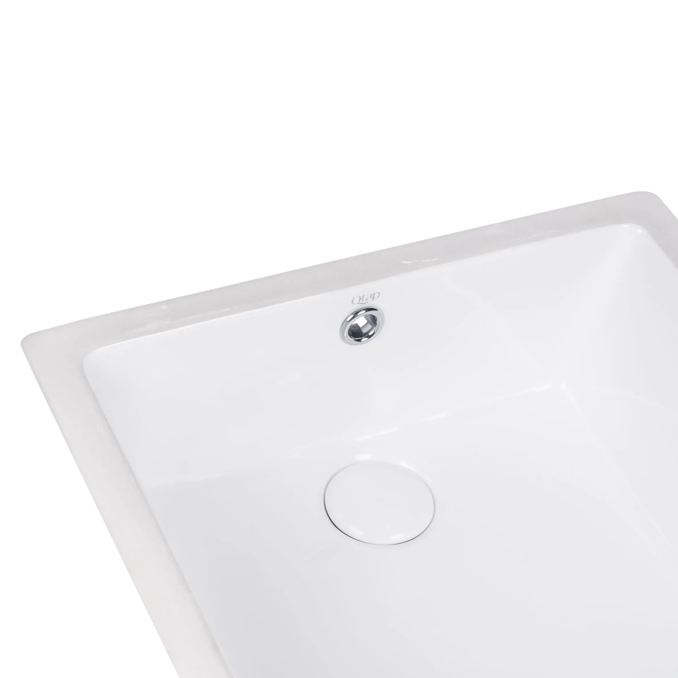Раковина Qtap Stork с донным клапаном QT15116086W - Фото 5