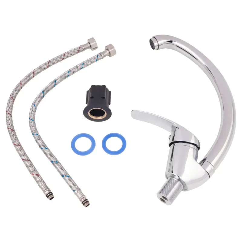 Змішувач для кухні Lidz (CRM) Mars 81 008F-3 на гайці - Фото 2