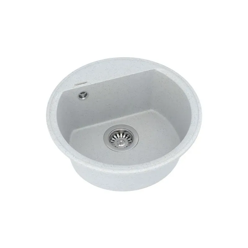 Кухонная мойка VANKOR Easy EMR 01.45 White stone + сифон VANKOR - Фото 2