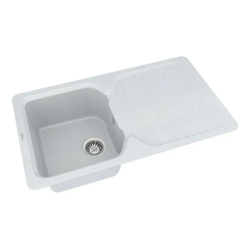 Кухонная мойка VANKOR Sigma SMP 02.85 Terra + сифон VANKOR - Фото 2