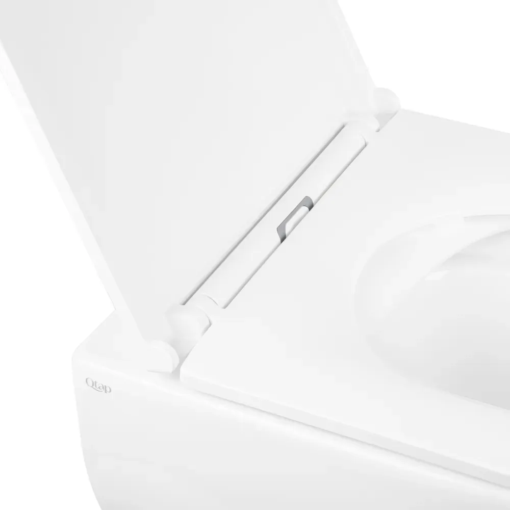 Унітаз підвісний Qtap Aries без дополнительных устройств с классом Slim Soft-close QT0333063ERW - Фото 3