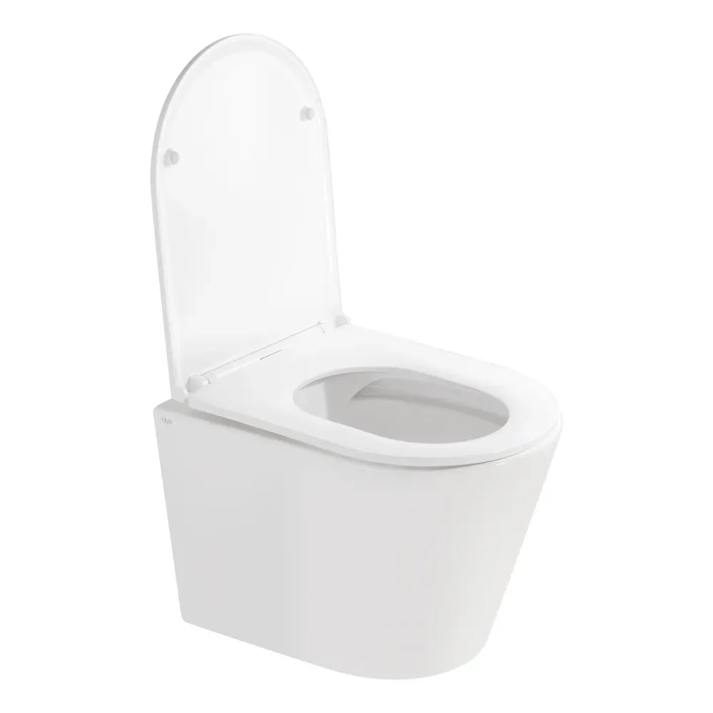 Унітаз підвісний Qtap Scorpio, бесплатный с сиденьями Slim Soft-close QT1433053ERW - Фото 12