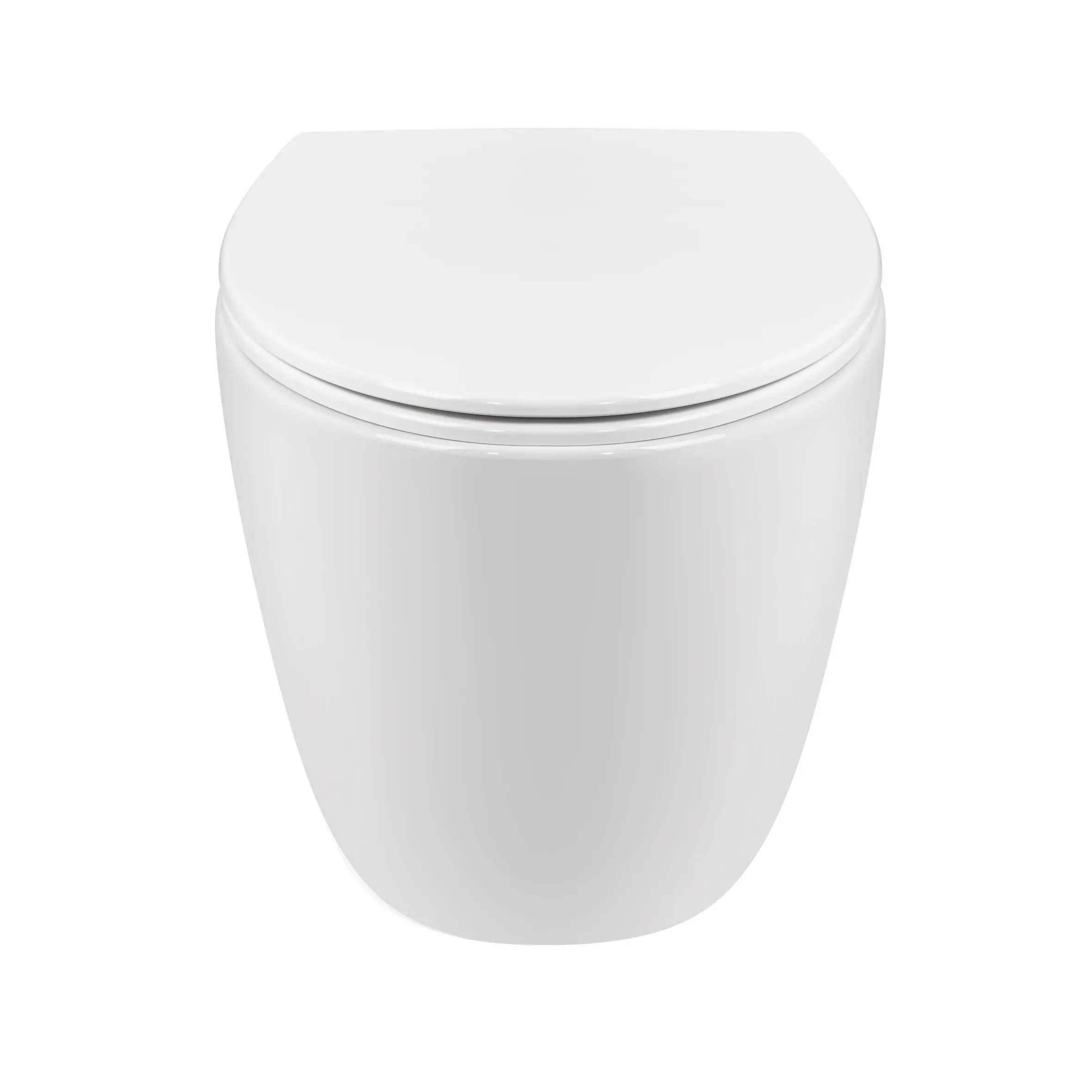 Унитаз подвесной Qtap Leo безобедочный с сиденьем Soft-close QT11331002ERW - Фото 3