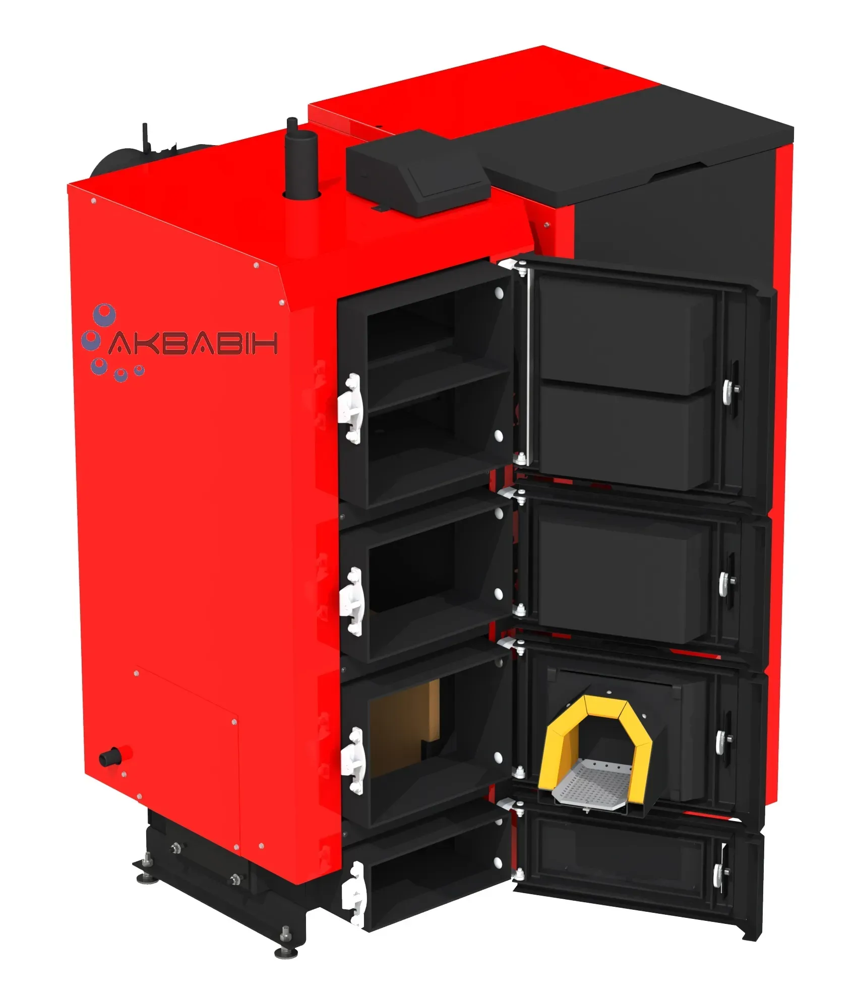 Пеллетный котел Kraft серия F 97 кВт c горелкой Oxi (Украина) - Фото 6