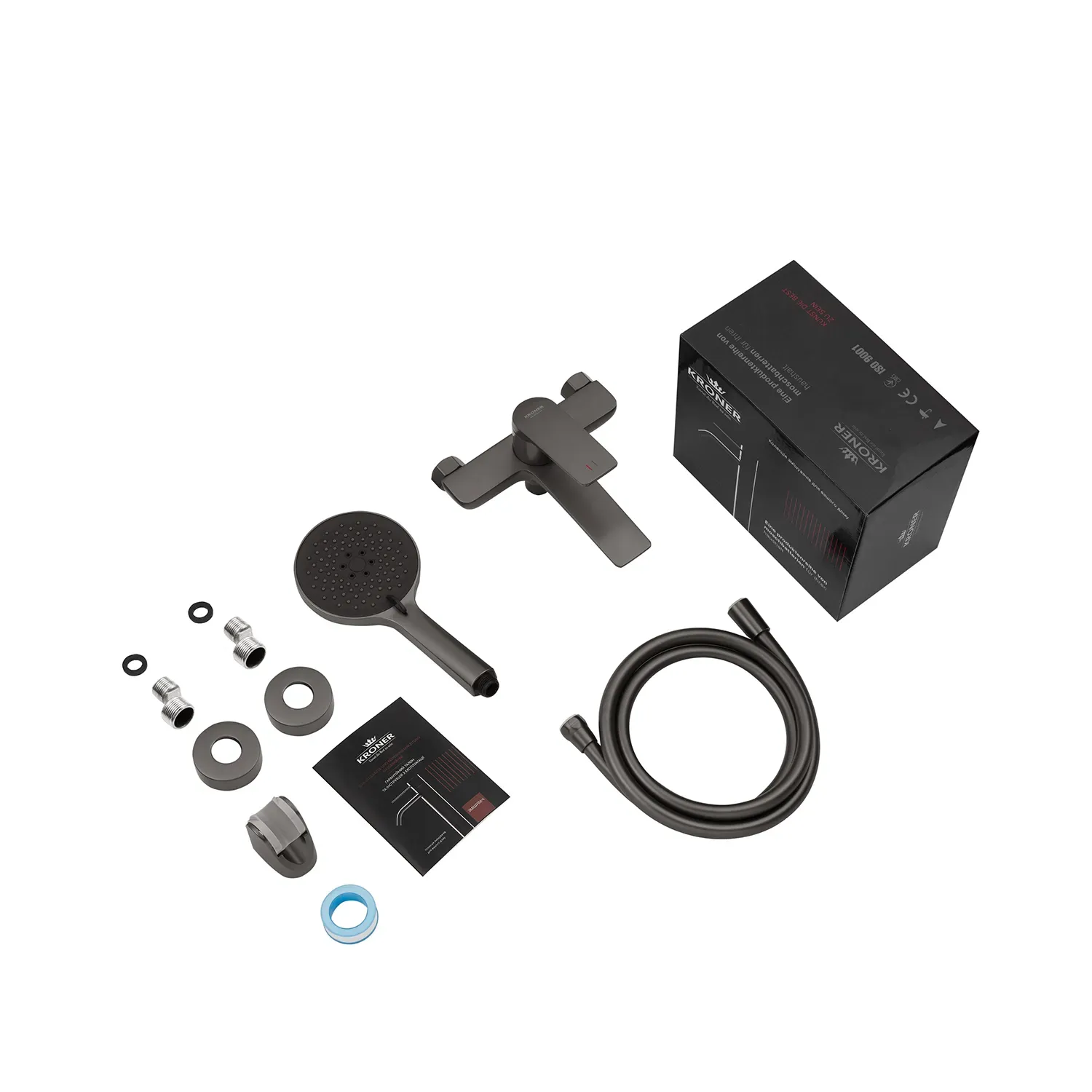 Змішувач для ванни Kroner KRP Graz - GRP060 - Фото 9