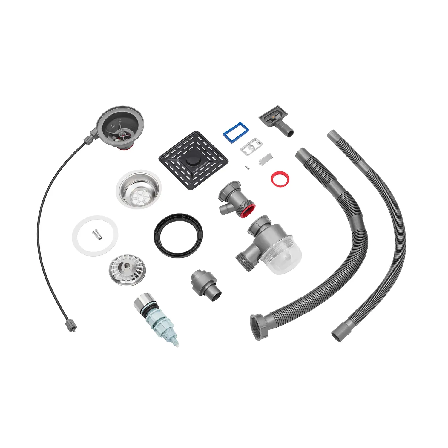 Кухонная мойка Kroner KRP Schwarze - SET7545HM PVD (3.0/0.8 мм) - Фото 20