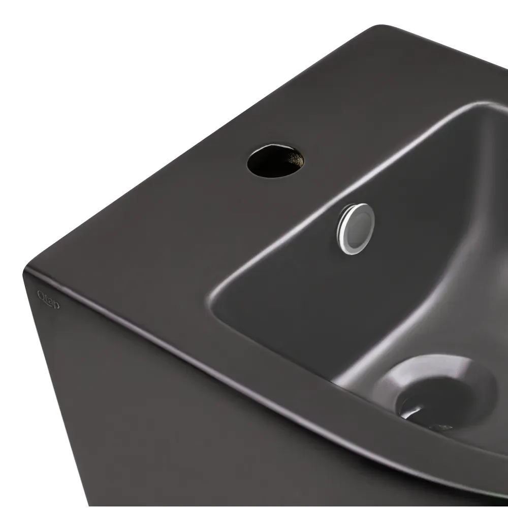 Биде подвесной Robin Matt black QT1355046FMB - Фото 5