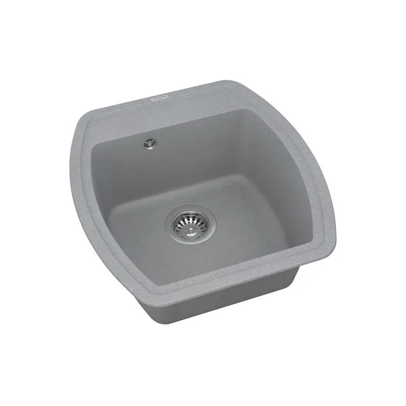 Кухонна мийка VANKOR Norton NMP 01.48 Gray + сифон VANKOR - Фото 2