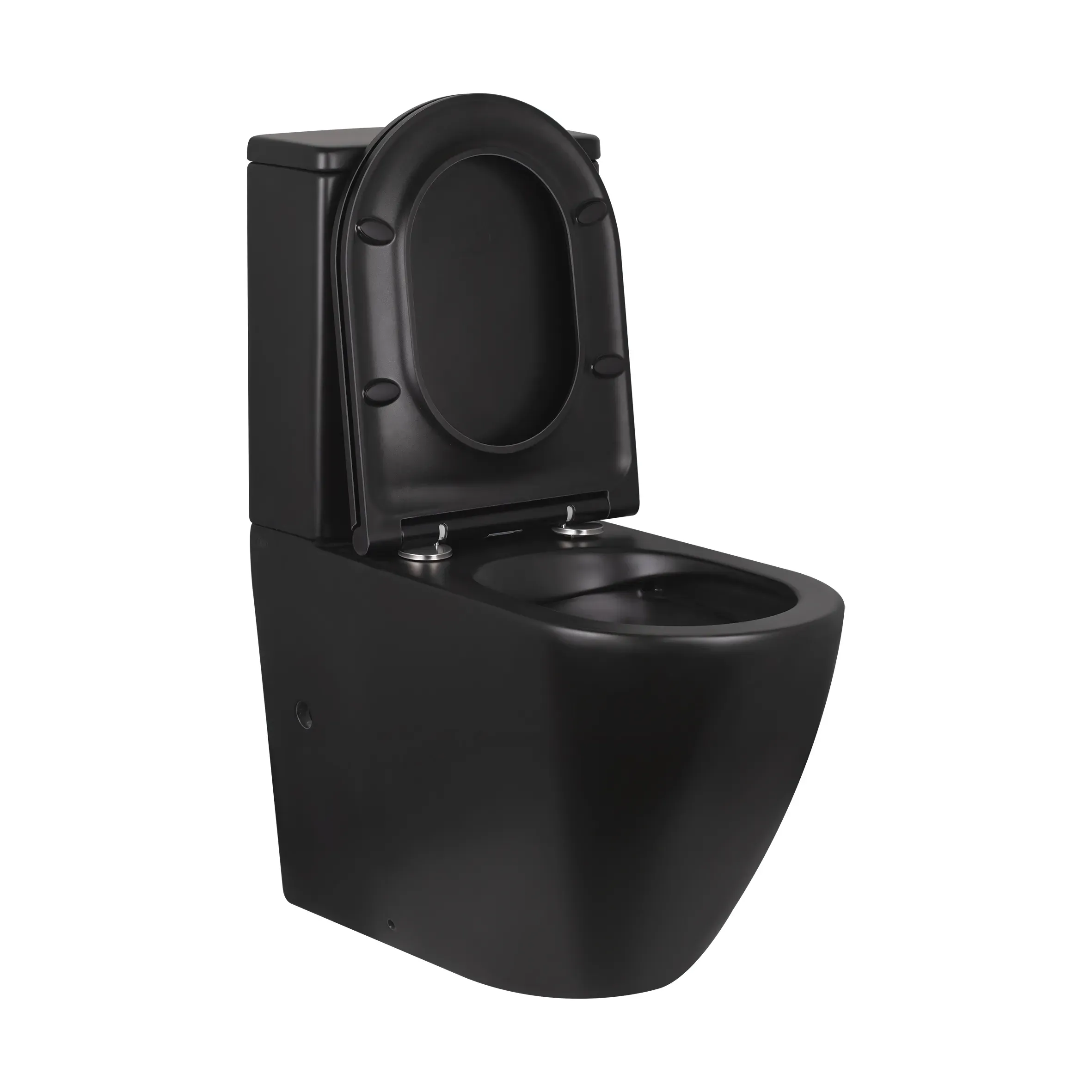 Унітаз-компакт Qtap Robin без сидений Soft-close QT13222141ARMB - Фото 12