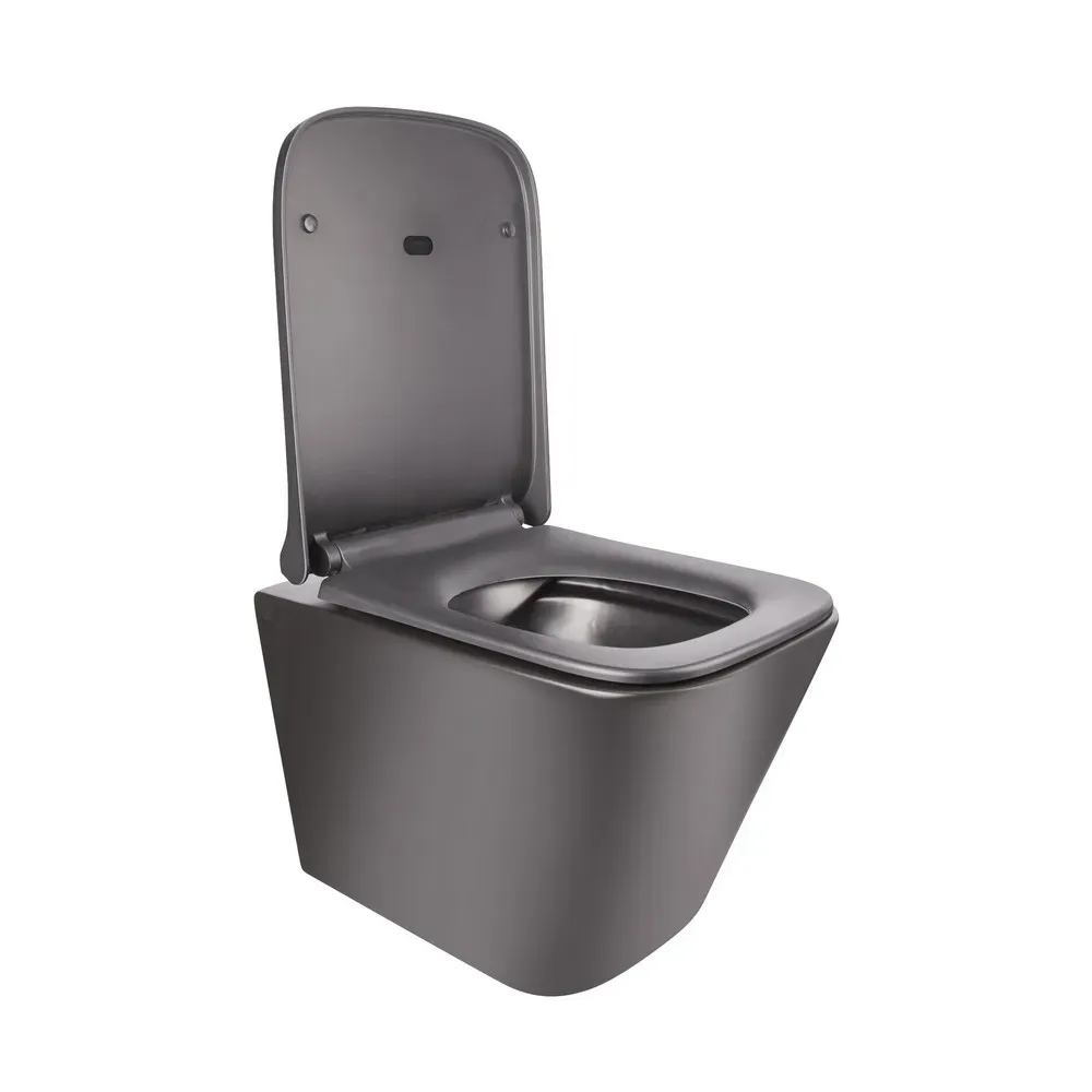 Унітаз підвісний Qtap Tern без звеньев Slim Soft-close QT1733052ERMB - Фото 3