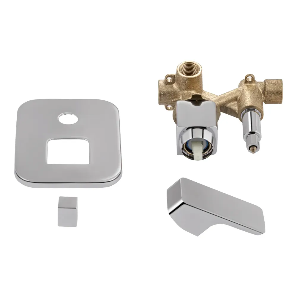 Змішувач прихованого монтажу для душу Qtap Namesti 6225102NC для двох споживачів - Фото 5