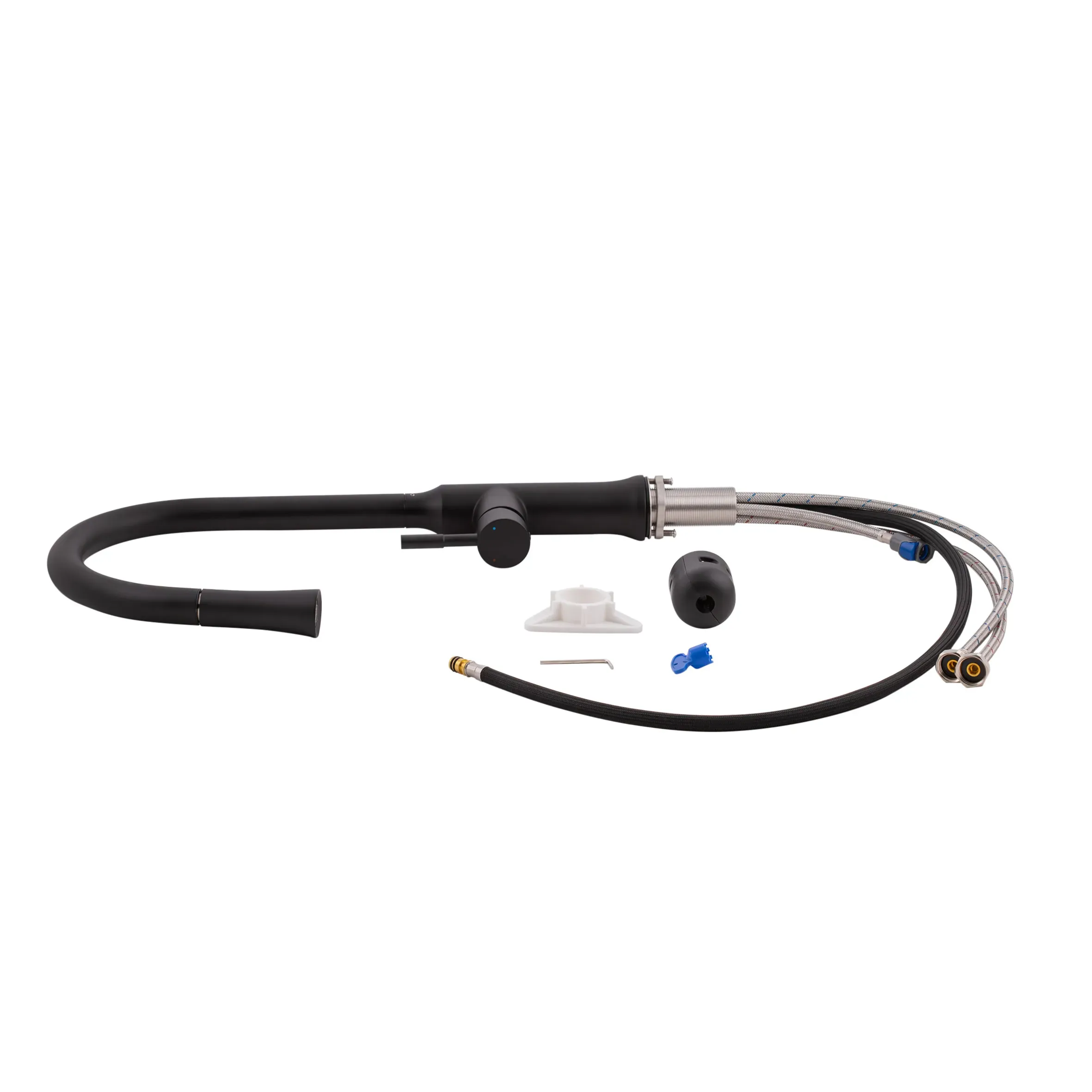 Смеситель для кухни с выдвижным изливом Qtap Anicka 9136103UC - Фото 8