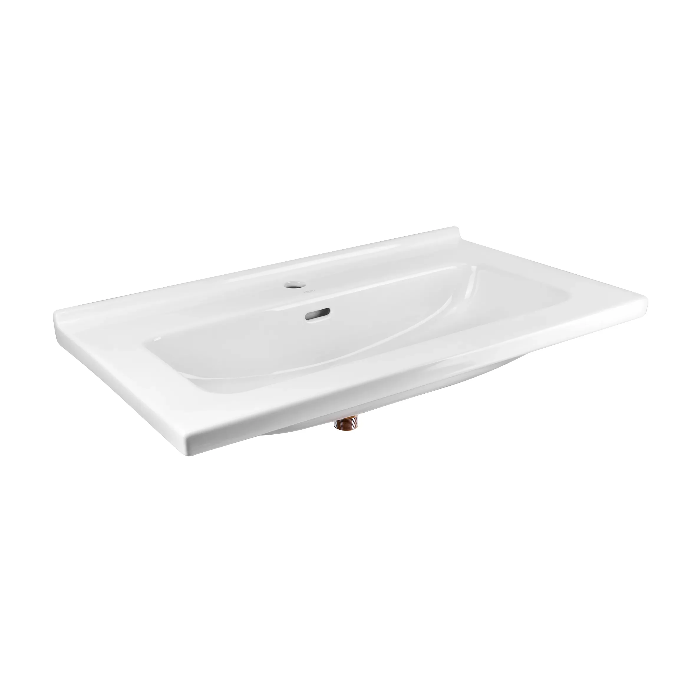 Раковина Qtap Albatross 01 815х467х195 White с донным клапаном QT0111FL8167CW - Фото 3
