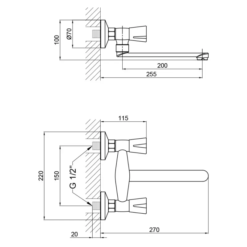 Змішувач для кухні Lidz (CRM) Mix 17 361 - Фото 2