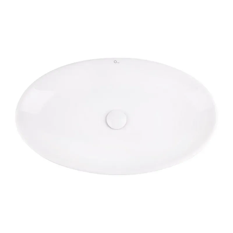 Умывальник-чаша накладной Q-tap Dove WHI 40148/F008 685 мм с донным клапаном - Фото 2