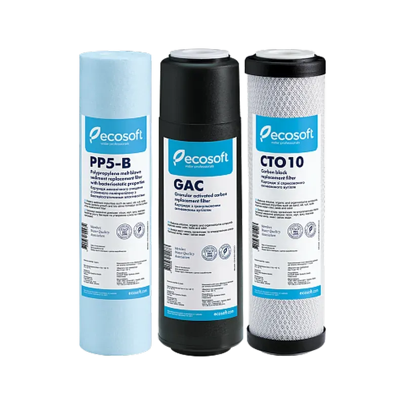 Покращений комплект для фільтрів зворотного осмосу Ecosoft CHV3ECO - Фото 3