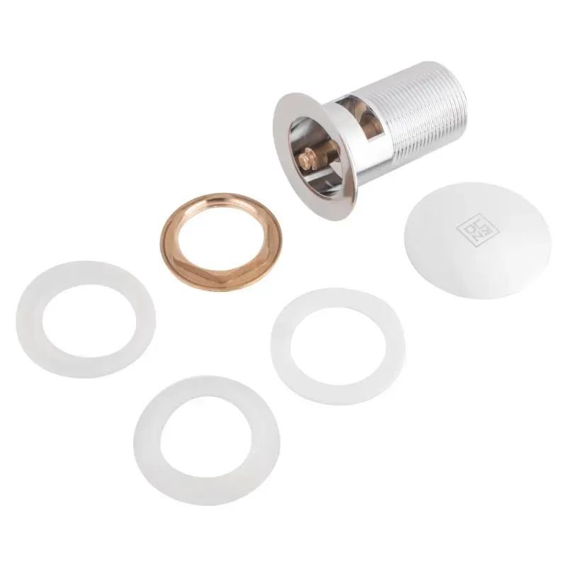 Донный клапан Lidz (CRM) -47 00 003 00 1 1/4 "с переливом - Фото 3