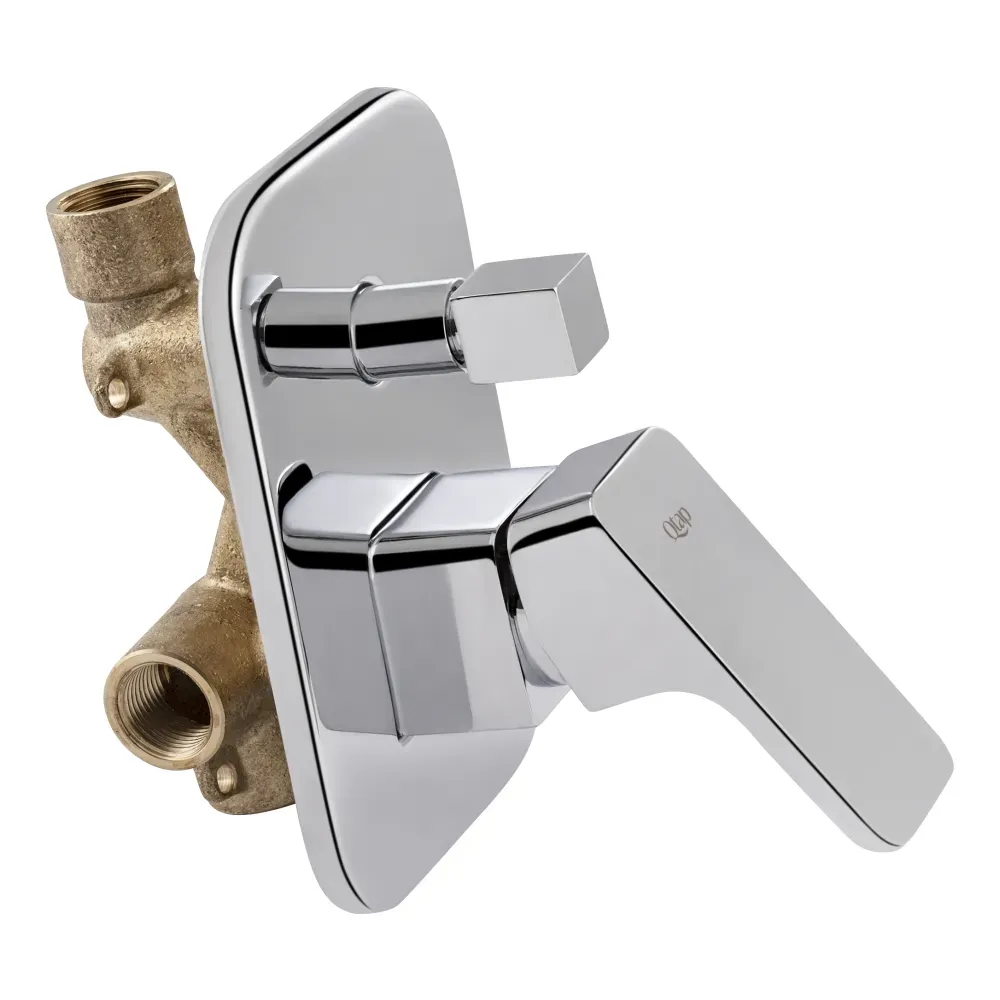 Змішувач прихованого монтажу для душу Qtap Namesti 6225102NC для двох споживачів - Фото 3