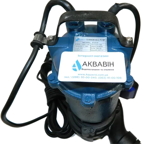 Фекальный насос чугун LUKON с поплавком Р201 НОЖИ - Фото 3