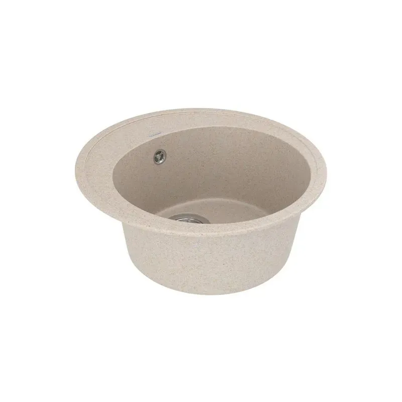 Кухонна мийка VANKOR Sity SMR 01.50 Beige + сифон VANKOR - Фото 3