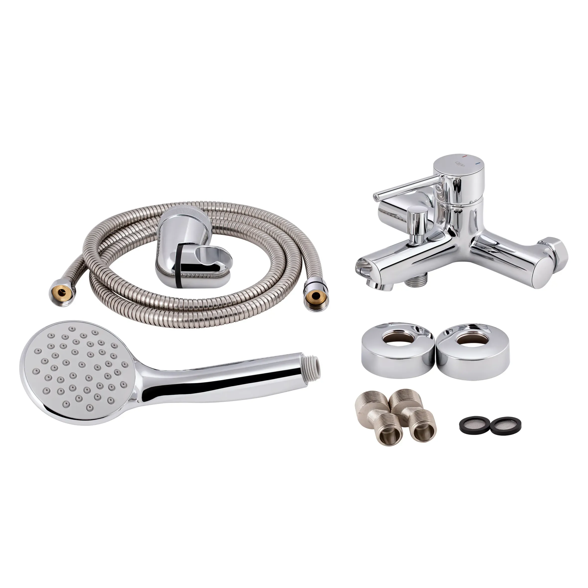 Смеситель для ванны QTAP Spring CRM 006  (кор. нос) - Фото 6