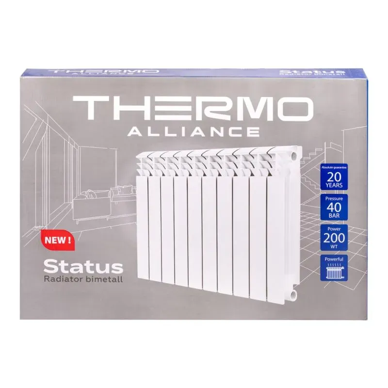 Радіатор біметал Thermo Alliance Status 500/100 (ціна за 10 секцій) - Фото 6
