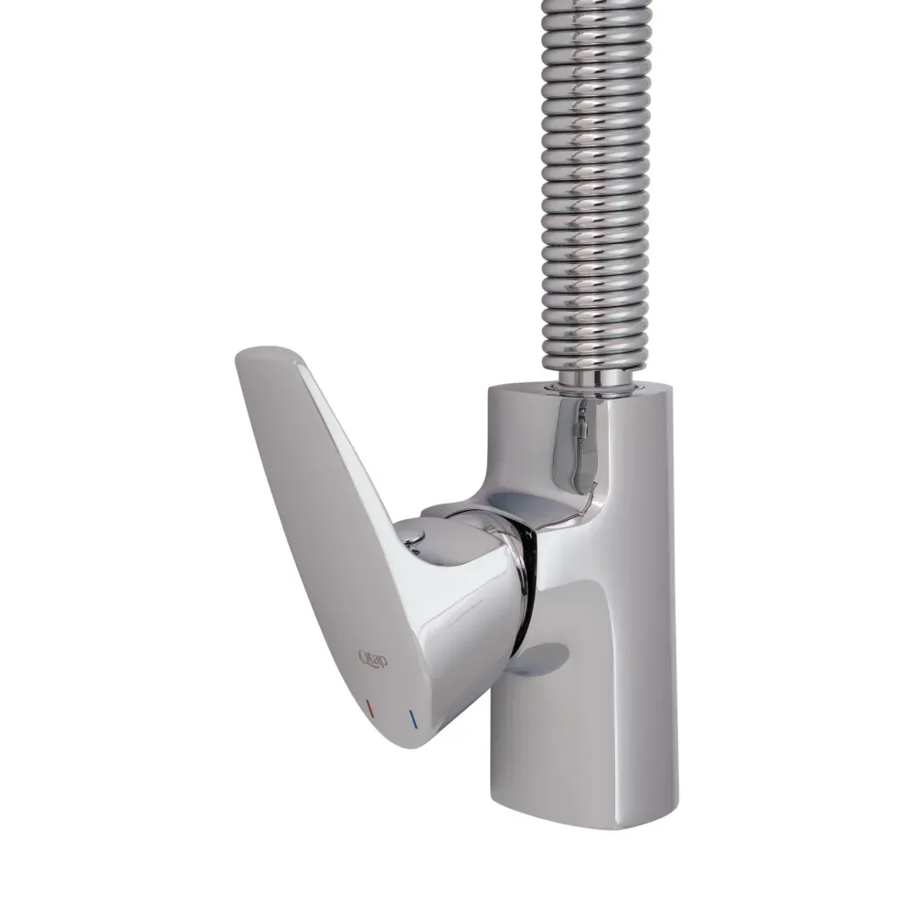 Змішувач для кухні з рефлекторним виливом Qtap Optima CRM 013 - Фото 5