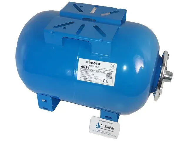 Гідроакумулятор 24 літра IMERA AO24 гориз. - Фото 4