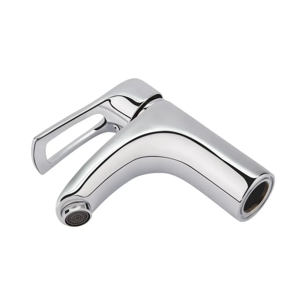 Змішувач для умивальника Q-tap Hansberg CRM 001 ГАЙКА - Фото 3