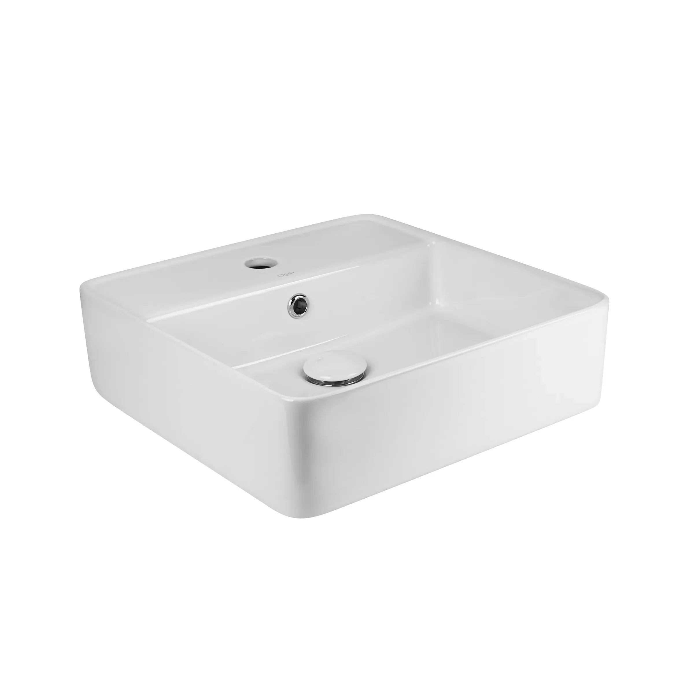 Раковина-чаша Qtap Crow 420х420х145 White с донным клапаном QT0511A054TW - Фото 4
