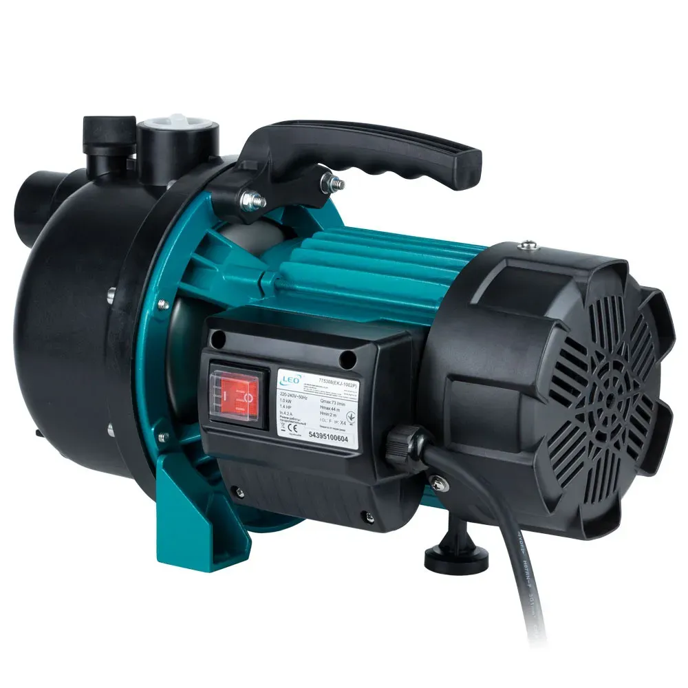 Насос поверхносный центробежный LEO 775308 1.0кВт з переносной ручкой - Фото 3
