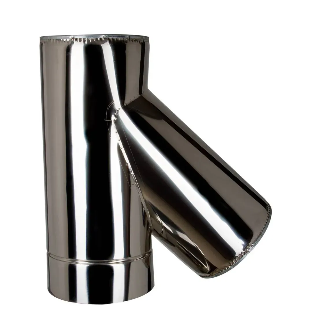 Тройник 87 с к/к 0,8мм 100/160мм с термоизоляцией н/оц - Фото 2