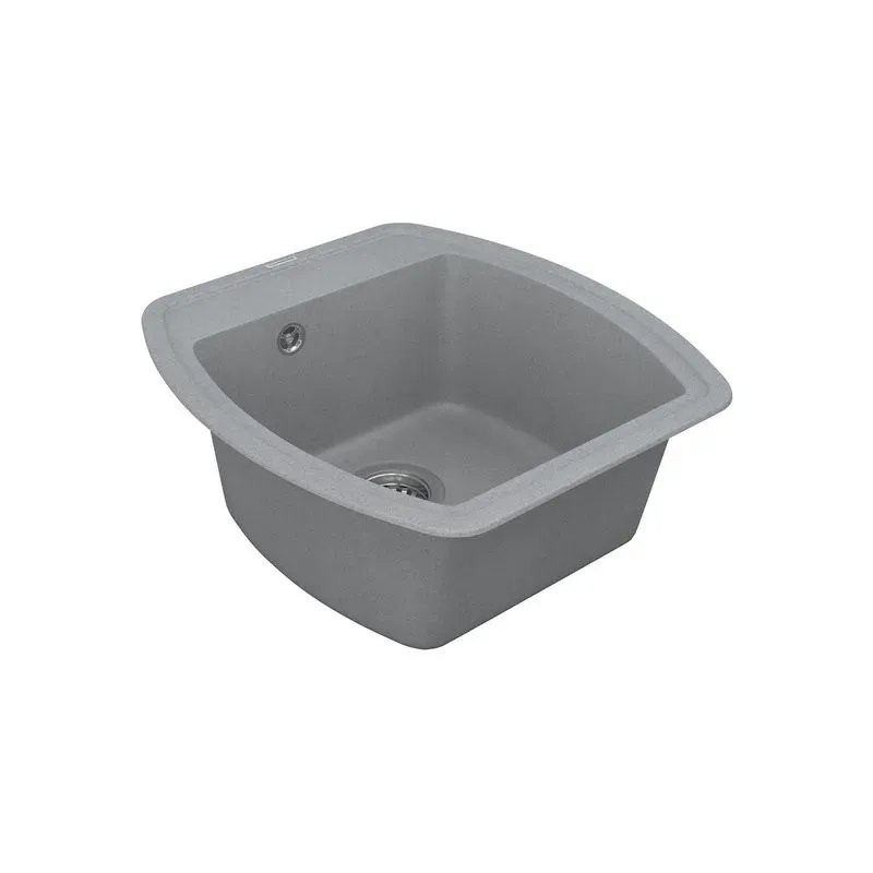 Кухонна мийка VANKOR Norton NMP 01.48 Gray + сифон VANKOR - Фото 3