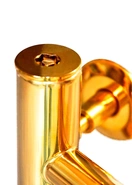 Рушникосушка Камелія 500х800 золота - Фото 3