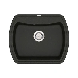Кухонна мийка VANKOR Norton NMP 01.63 Black + сифон VANKOR